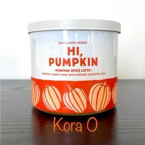 BBW Hi Pumpkin Spice Latte Candle